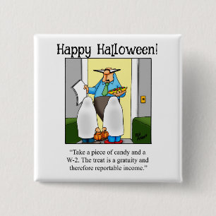 Funny Halloween Humor-knappgåvor/favoriter Knapp