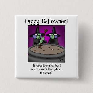 Funny Halloween Humor-knappgåvor/favoriter Knapp