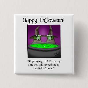 Funny Halloween Humor-knappgåvor/favoriter Knapp