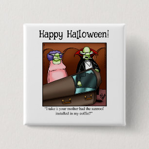 Funny Halloween Humor-knappgåvor/favoriter Knapp