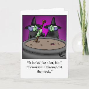 Funny Halloween Humor-kortspecifikationer Kort
