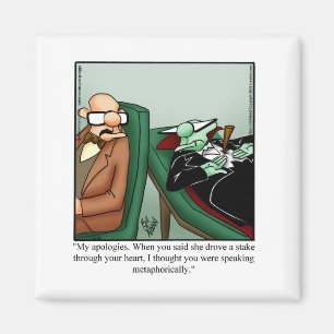 Funny Halloween Humor Magnet