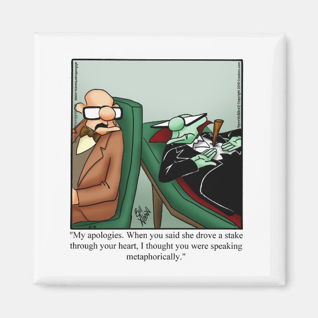 Funny Halloween Humor Magnet (Framsidan)