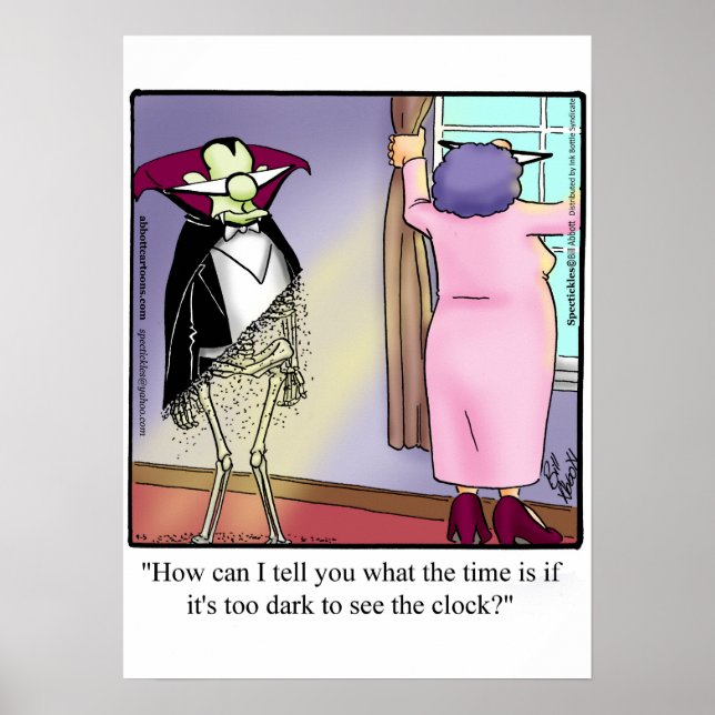 Funny Halloween Humor Poster (Framsidan)