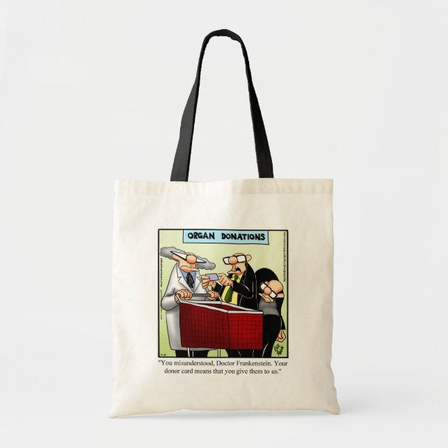 Funny Halloween Humor Tote Bag Gift Tygkasse (Framsidan)