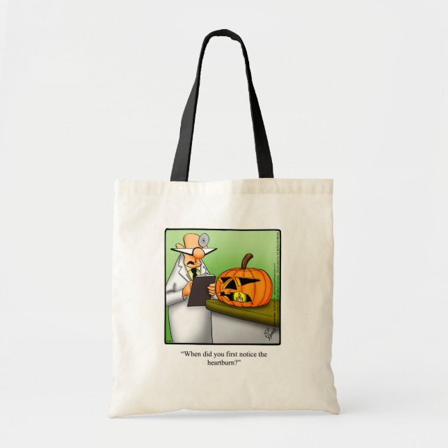 Funny Halloween Humor Tote Bag Gift Tygkasse (Framsidan)