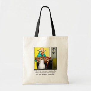 Funny Halloween Humor Tote Bag Gift Tygkasse