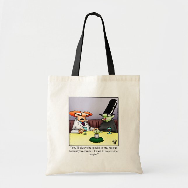 Funny Halloween Humor Tote Bag Gift Tygkasse (Framsidan)