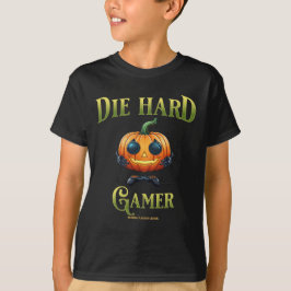 Funny Halloween Jack o lantern, Gamer Kid v2 T Shirt