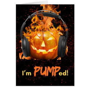 Funny Halloween Jag är påsatt Jack o'Lantern Hälsningskort