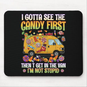 Funny Halloween. Jag måste se Candy Humor säga. Musmatta