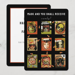 Funny Halloween-kort Julkort