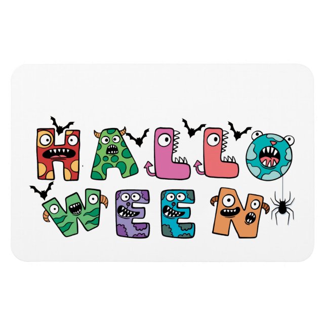 Funny Halloween Magnet (Horisontell)