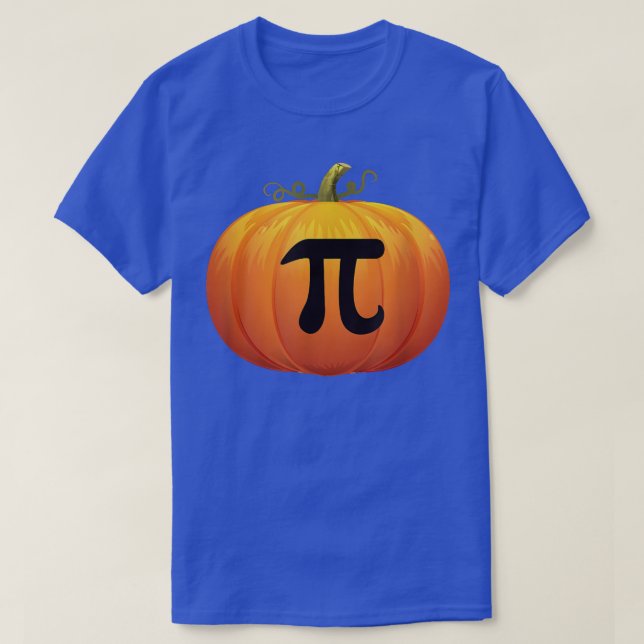 Funny Halloween Math Pun Pumpkin Pi T Shirt (Design framsida)