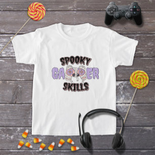 Funny Halloween Mummy Video Gamer Controller T Shirt