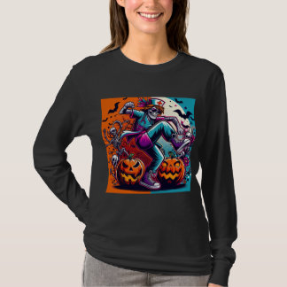 Funny Halloween nurse dancing T Shirt