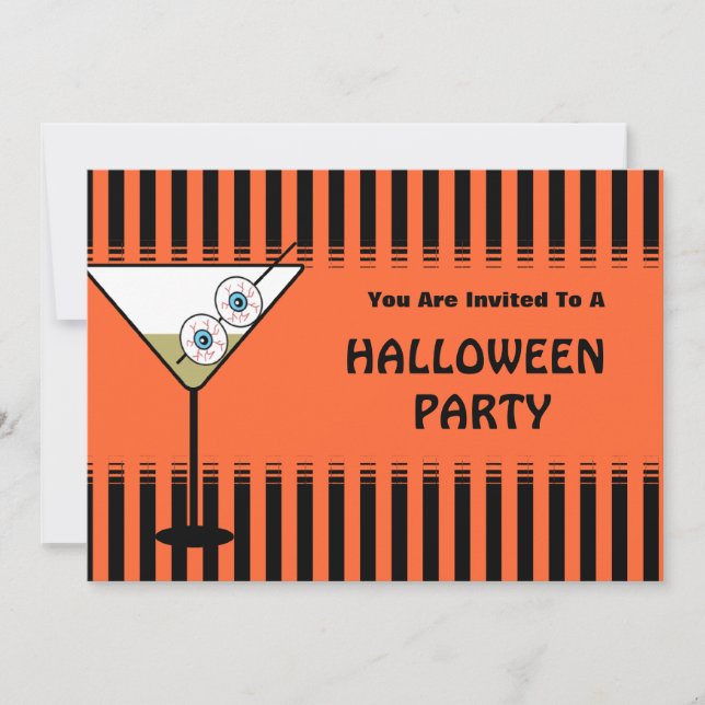 Funny Halloween-partiinbjudan Inbjudningar (Framsida)