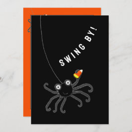 Funny Halloween-partiinbjudan Inbjudningar