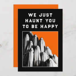 Funny Halloween-partiinbjudan Inbjudningar