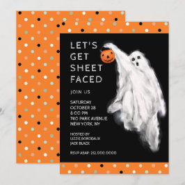 Funny Halloween Party Inbjudningar