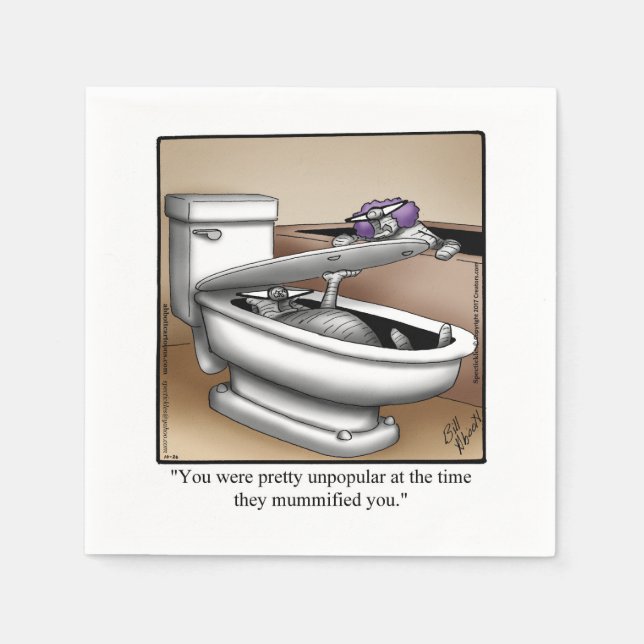 Funny Halloween Party Napkins Pappersservett (Framsidan)