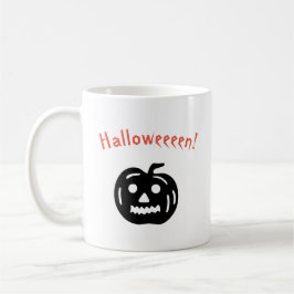 Funny Halloween Pumpkin Kaffemugg