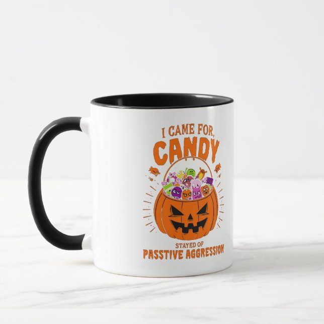 Funny Halloween Pumpkin Mugg (Vänster)