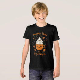 Funny Halloween "Pumpkin Spice and Fright Nights" T Shirt