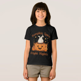 Funny Halloween "Pumpkin Spice and Fright Nights" T Shirt