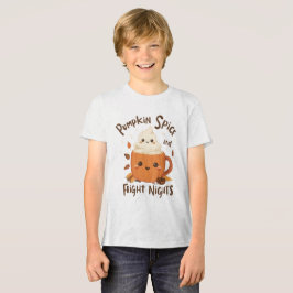 Funny Halloween "Pumpkin Spice and Fright Nights" T Shirt