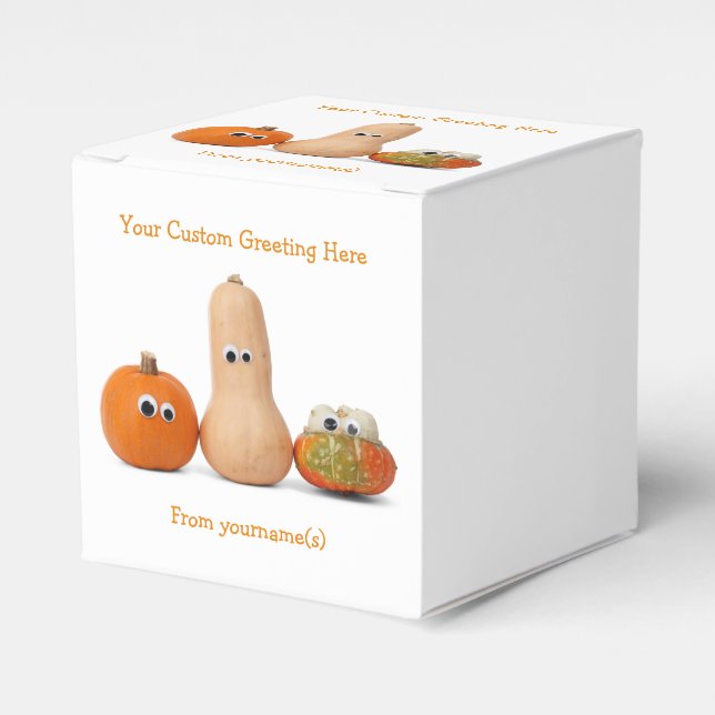 Funny Halloween Pumpkins-förmånslåda Presentaskar (Framsidan Sidan)