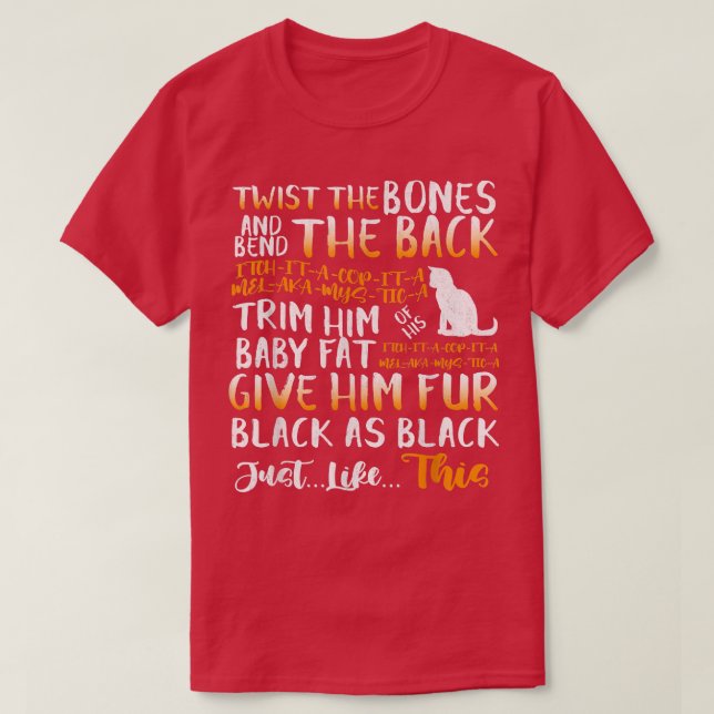 Funny Halloween Scary Black Cat Jackolantern Witch T Shirt (Design framsida)