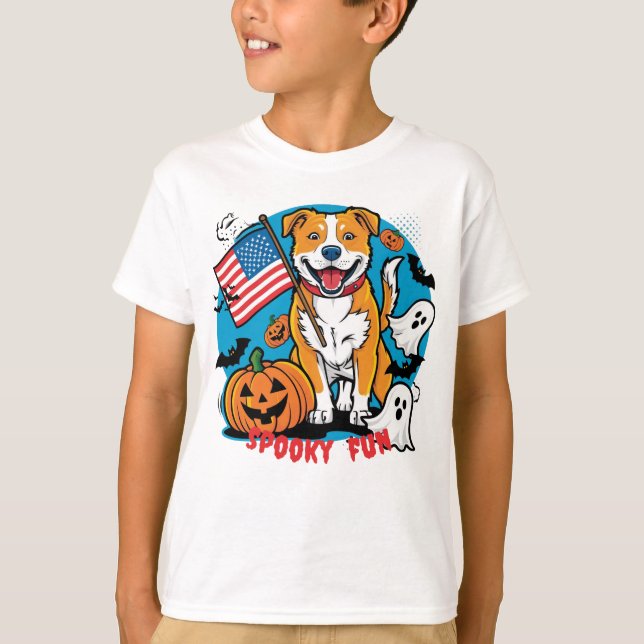 Funny Halloween Shirt for Vuxnas and Kids T Shirt (Framsida)