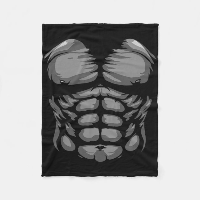 Funny Halloween Shirt Kid Vuxen Monkey Gorilla Che Fleecefilt (Framsidan)