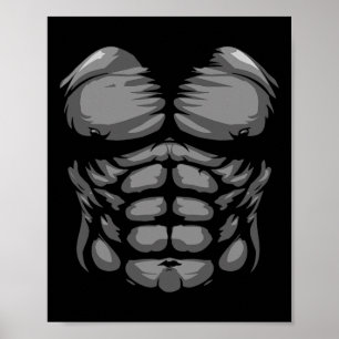 Funny Halloween Shirt Kid Vuxen Monkey Gorilla Che Poster