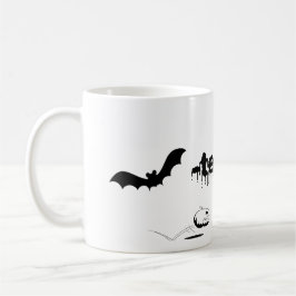 Funny Halloween-skämtutformning Kaffemugg