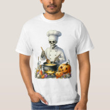 Funny Halloween Skeleton Chef