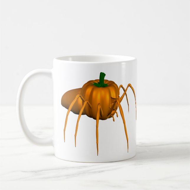 Funny Halloween Spider Kaffemugg (Vänster)