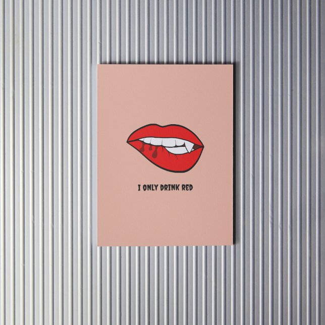 Funny Halloween Spooky Vampire Poster utskrivbar (Skapare uppladdad)