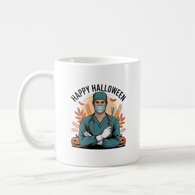 Funny Halloween Surgery Mugg (Vänster)