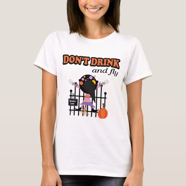 Funny Halloween T Shirt (Framsida)