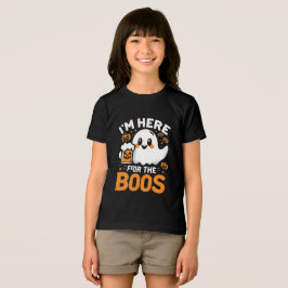 Funny Halloween T-Shirt - "Jag är här för boon"