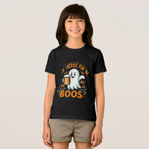 Funny Halloween T-Shirt - "Jag är här för boon"