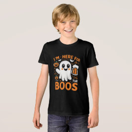 Funny Halloween T-Shirt - "Jag är här för boon"