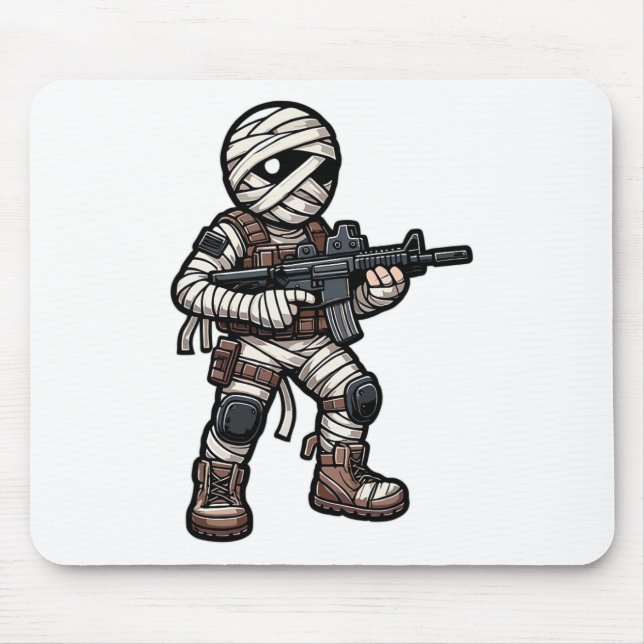 Funny Halloween Tactical Mummy Army Manar Veteran  Musmatta (Framsidan)