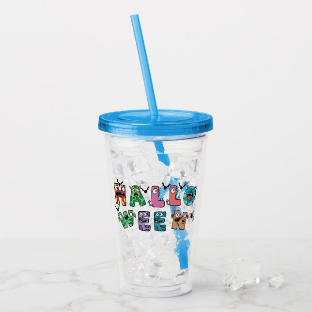 Funny Halloween Take Away Mugg (Framsida Ice)