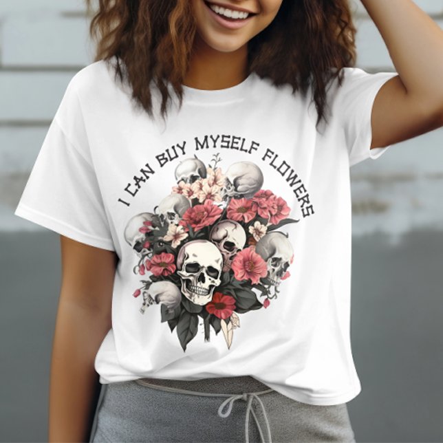 Funny Halloween Tee with Quote, Skeleton Halloween (Skapare uppladdad)
