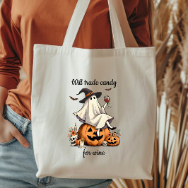 Funny Halloween Tote Bag for Women Tygkasse
