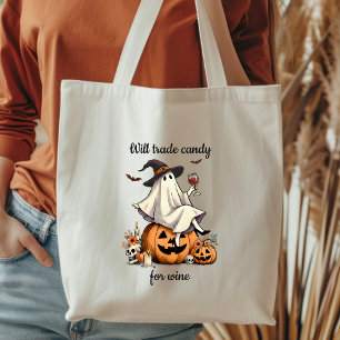 Funny Halloween Tote Bag for Women Tygkasse