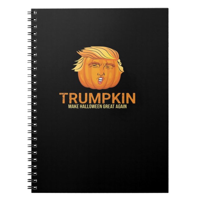 Funny Halloween Trumpkin - Fall make Halloween Gre Anteckningsbok (Framsidan)